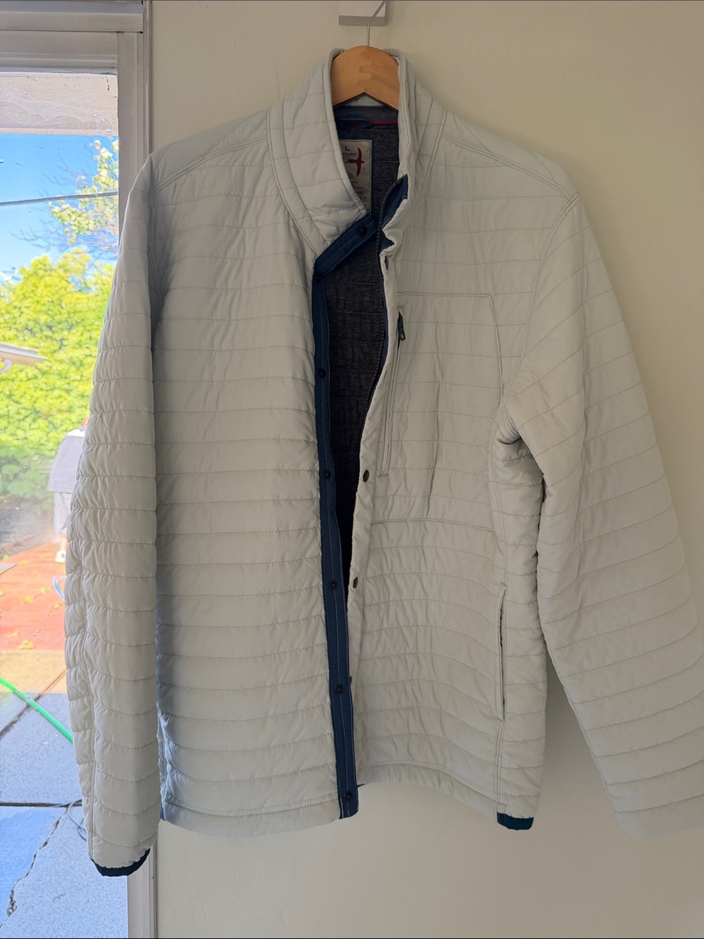 Men's Quilted Lightweight Puffer Jacket - White